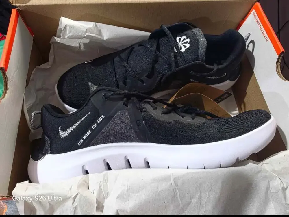 Nike Flex 2021 RN Black White Dark Smoke Grey CW3408-002 Men's Size 10